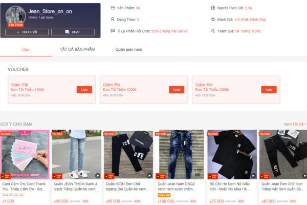 Jean Store On On