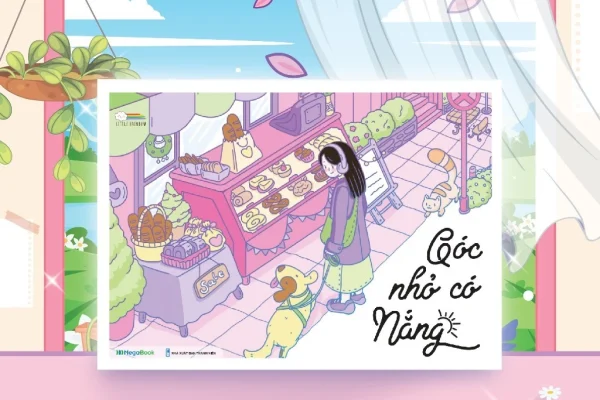 Sách tô màu chữa lành góc nhỏ có nắng
